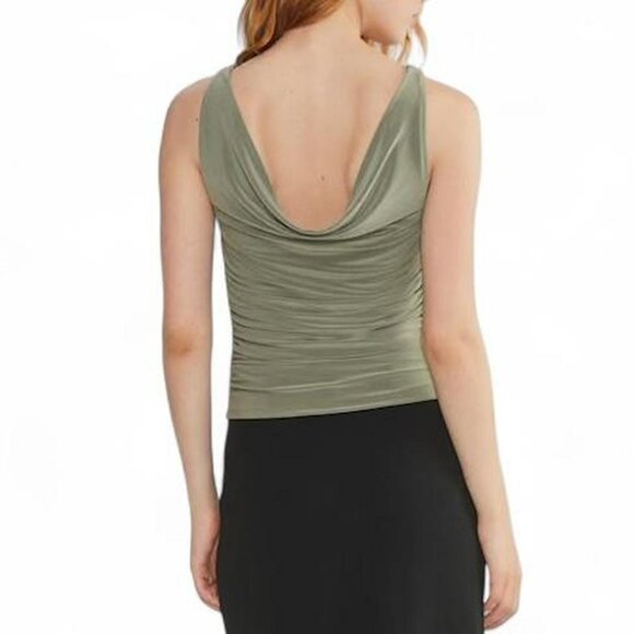 Aritzia Green Cowl Neck Y2K Top - Picture 7 of 10